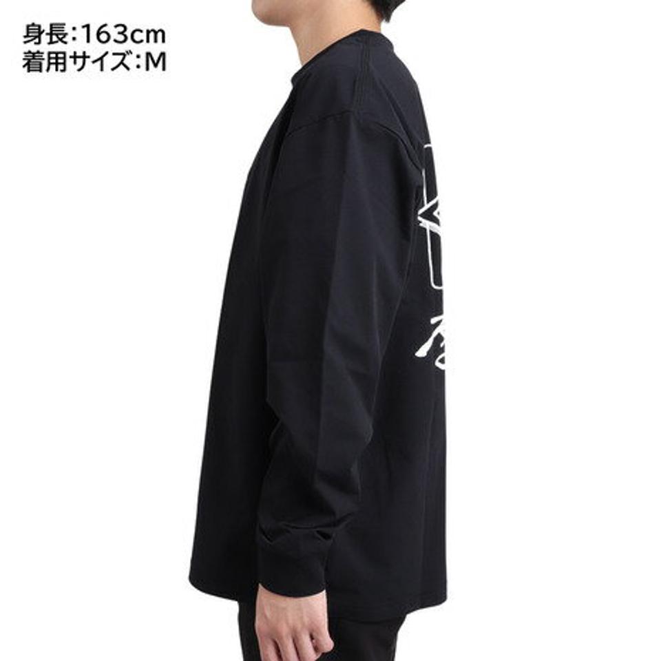 ラスティ(RUSTY)(メンズ)バックロゴ 長袖Tシャツ 932074BLK