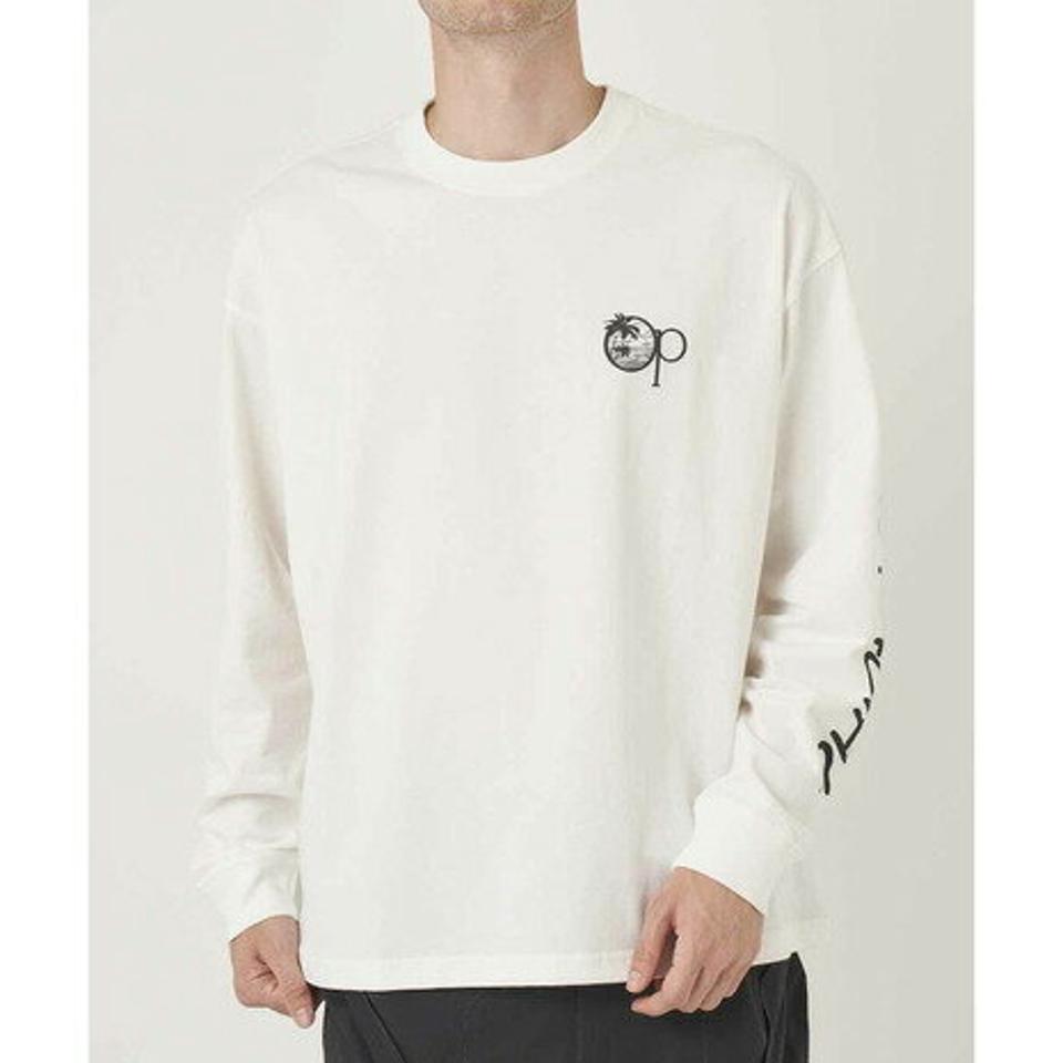 オーシャンパシフィック(Ocean Pacific)(メンズ)バックプリント 長袖Tシャツ 532079WHT