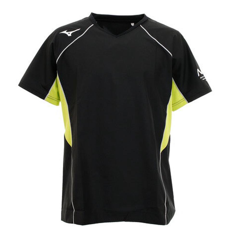 ミズノ(MIZUNO)(メンズ) 半袖ピステシャツ V2JE0411 【バレーボールウェア ピステシャツ トップス】
