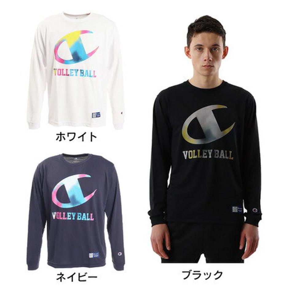 チャンピオン(CHAMPION)(メンズ) バレーボールウェア PRACTICE 長袖Tシャツ C3-UV401