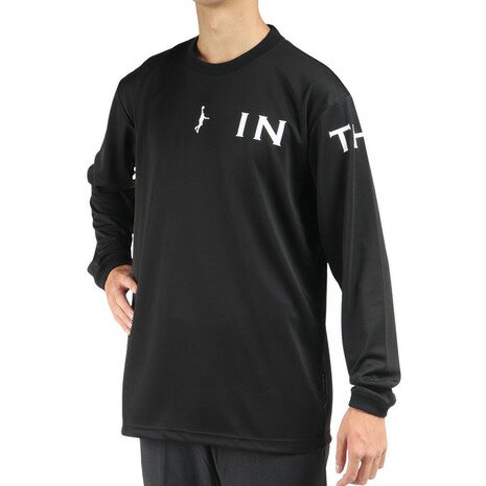 インザペイント(IN THE PAINT) バスケットボールウェア ロンT 長袖Tシャツ ITP22413BLK (メンズ)