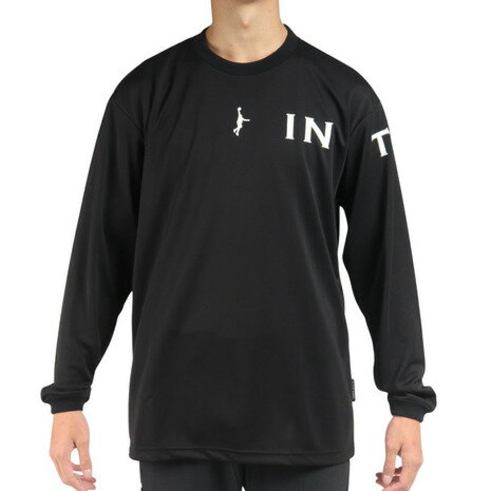 インザペイント(IN THE PAINT) バスケットボールウェア ロンT 長袖Tシャツ ITP22413BLK (メンズ)