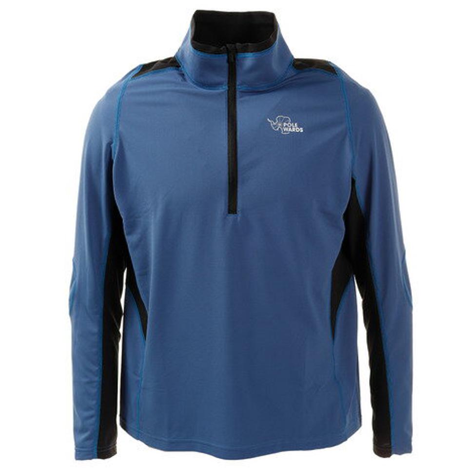POLEWARDS(メンズ)フュージョンドライ ハーフジップシャツ PW22JB01