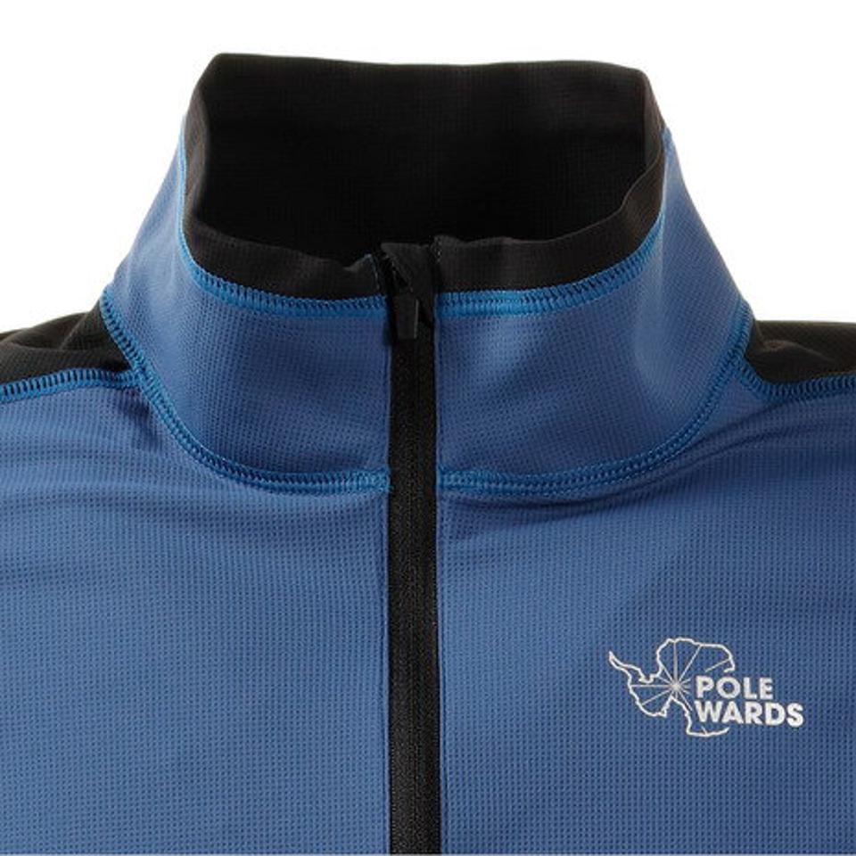 POLEWARDS(メンズ)フュージョンドライ ハーフジップシャツ PW22JB01