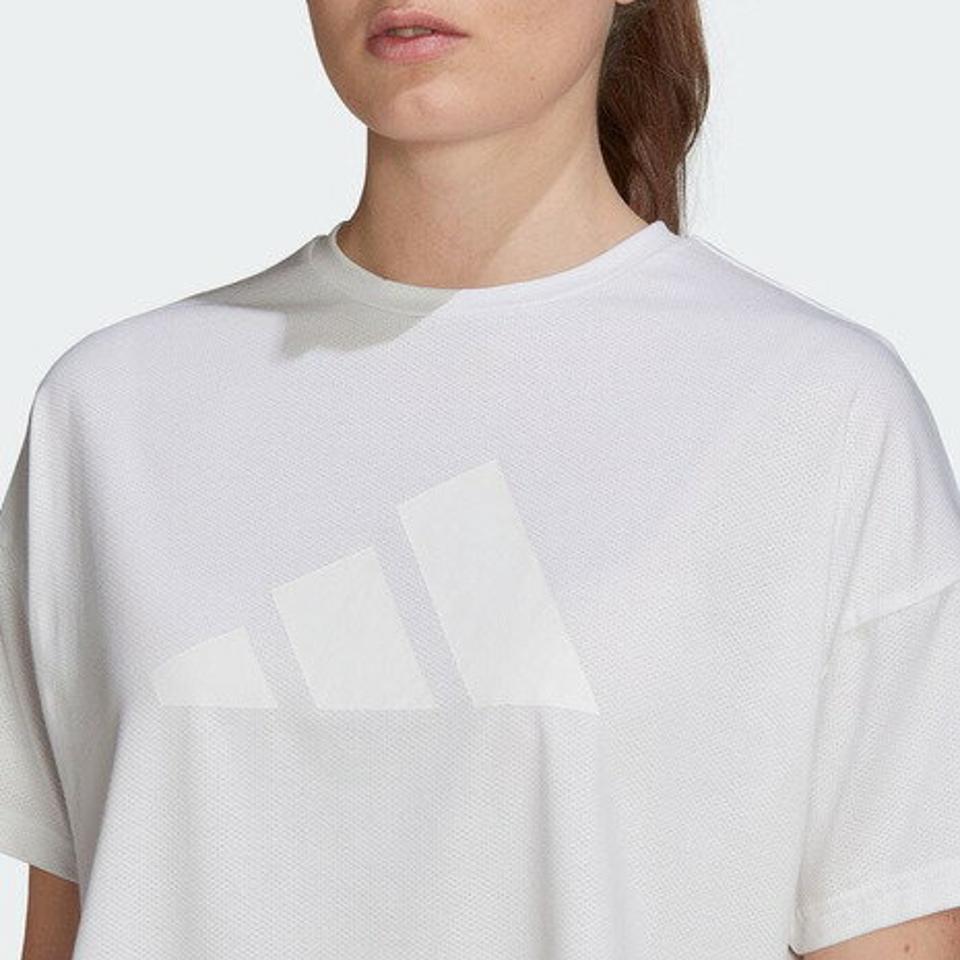 アディダス(adidas)(レディース)トレイン アイコンズ 3バーロゴ半袖Tシャツ WH926-HK6965