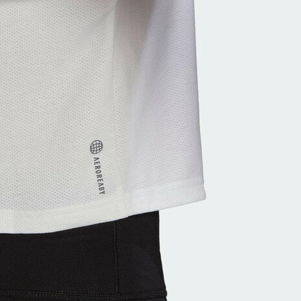 アディダス(adidas)(レディース)トレイン アイコンズ 3バーロゴ半袖Tシャツ WH926-HK6965