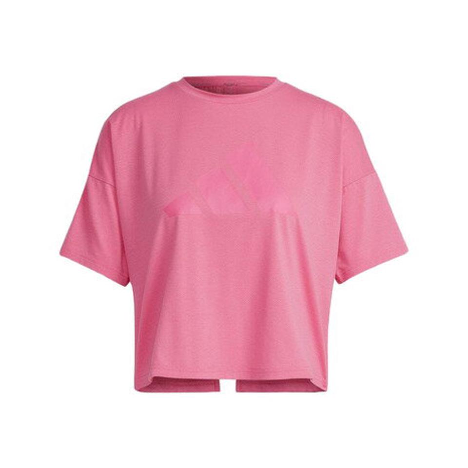 アディダス（adidas）（レディース）トレイン アイコンズ 3バーロゴ半袖Tシャツ WH926-HK6960