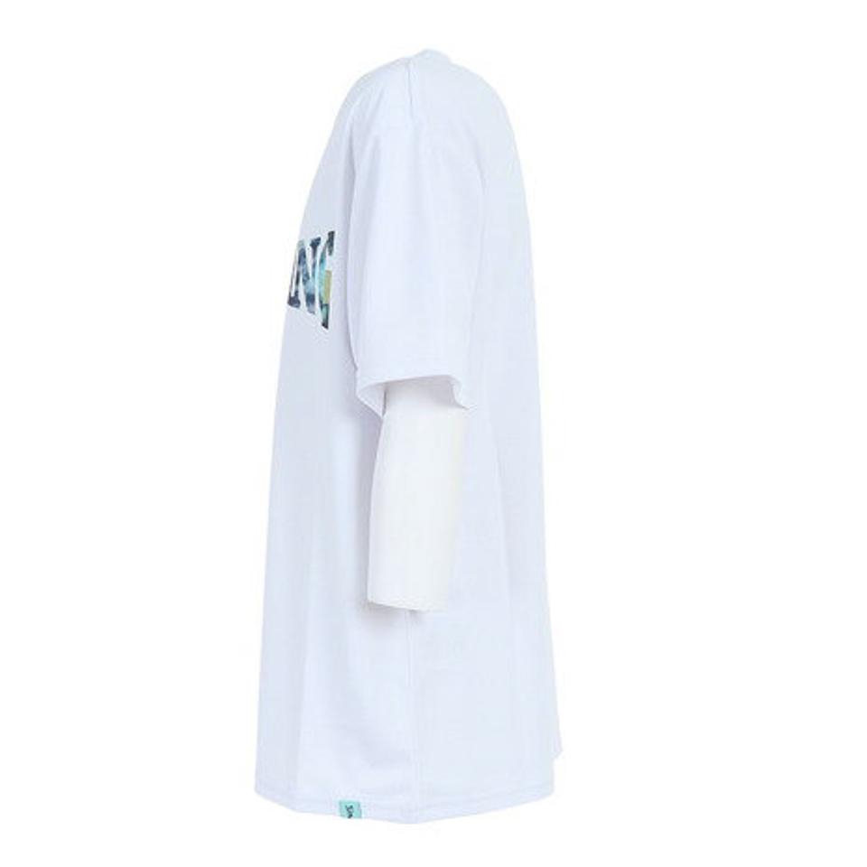 スポルディング(SPALDING) バスケットボールウェア ジュニア Tシャツ アフリカントライバルロゴ SJT22166WH (キッズ)