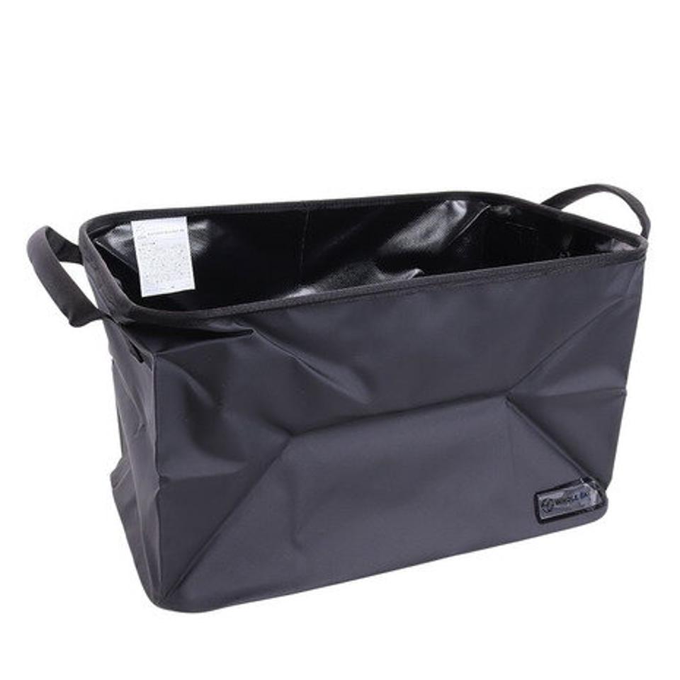 ホールアース(Whole Earth) RACOON BUKET 35 ラクーンバケット35 WE2KDZ13 BLK ブラック 防水 マルチボックス ギア 折りたたみ キャンプ