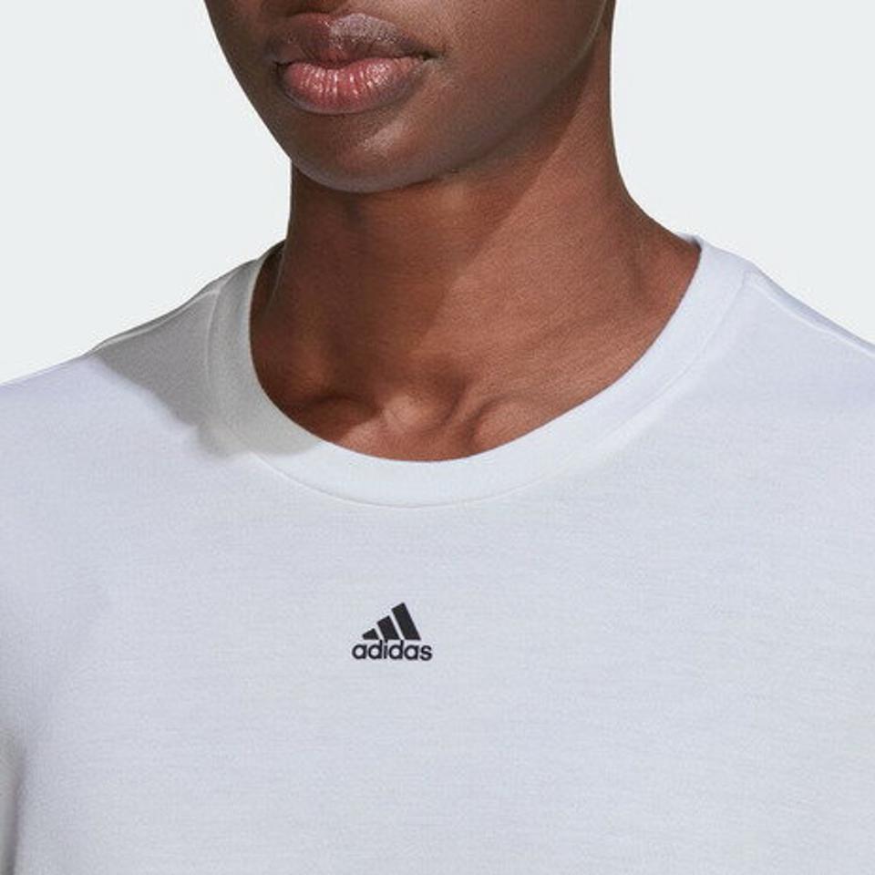 アディダス(adidas)(レディース)トレイン アイコンズ スリーストライプス 半袖Tシャツ CA028-HI1275