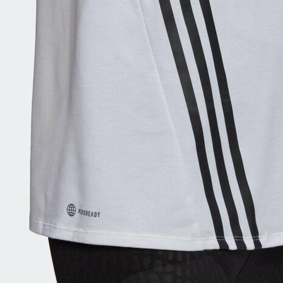 アディダス(adidas)(レディース)トレイン アイコンズ スリーストライプス 半袖Tシャツ CA028-HI1275