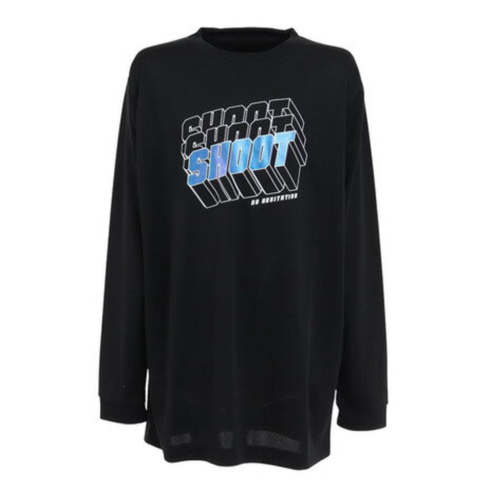 【10/26 10:00〜10/28 23:59迄 エントリー&対象3店舗買い回りで最大P10倍!】エックスティーエス(XTS) 【9月20日発売予定】 バスケットボールウェア ロンT ジュニア ドライプラス 長袖Tシャツ 751TS2CD0001 BLK (キッズ)