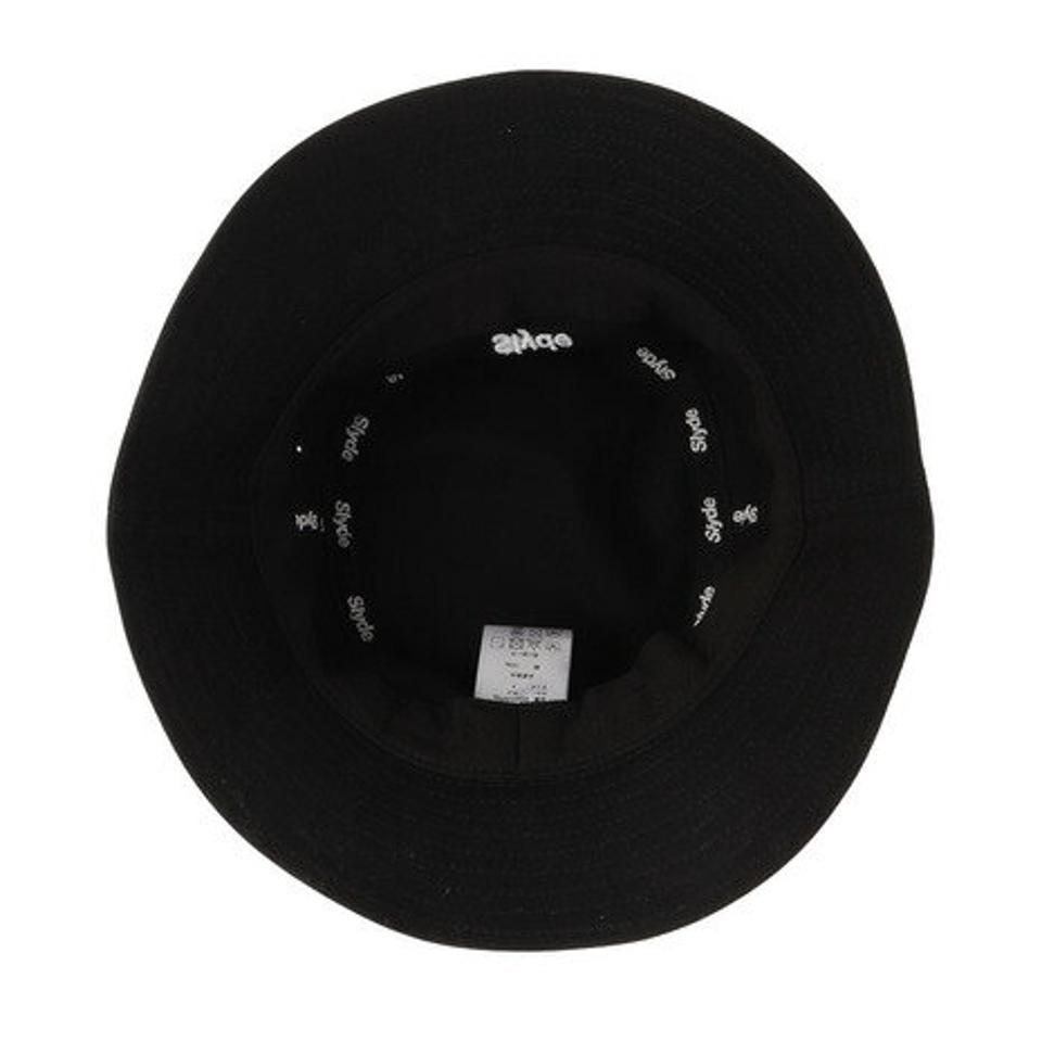 スライド（SLYDE）（レディース）帽子 レディース ハット ロゴ バケットハット sl2021CAP702-BLK 大きめ 日よけ