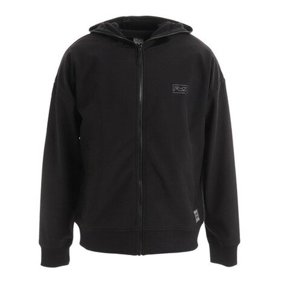 【10%OFFクーポン対象!8/10まで】ライズ(RYZ)(メンズ)MFX BONDED フルジップ フーディ RZ10EG22FW5005 BLK アウター コート 冬 あったか