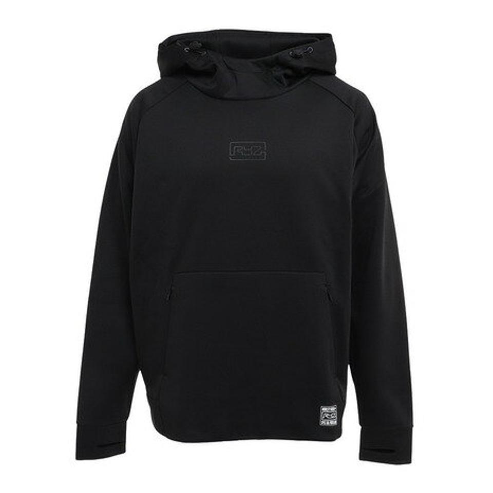 【スポーツデー エントリーでP5倍！4/3 9:59迄】ライズ（RYZ）（メンズ）WATER REPELLENT プルオーバー RZ10CD22FW5003 BLK