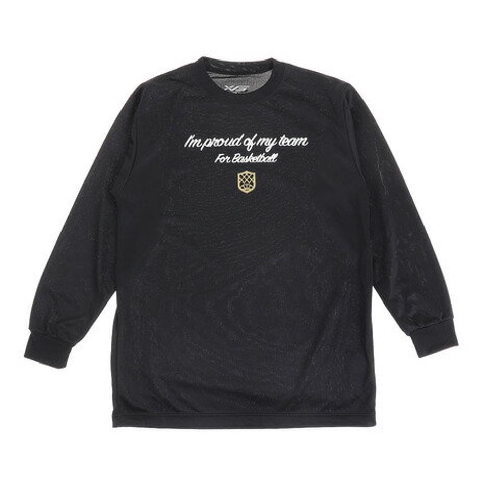 エックスティーエス（XTS） ジュニア ドライ 吸汗速乾 長袖Tシャツ 751G0ES1639 BLK バスケットボールウェア ロンT （キッズ）
