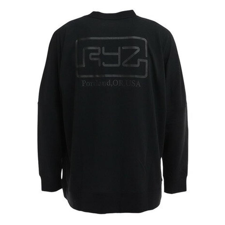 【2点10%OFFクーポン対象!8/10まで】ライズ(RYZ)(メンズ)PORTLAND 長袖Tシャツ RZ10CD22FW5001 BLK
