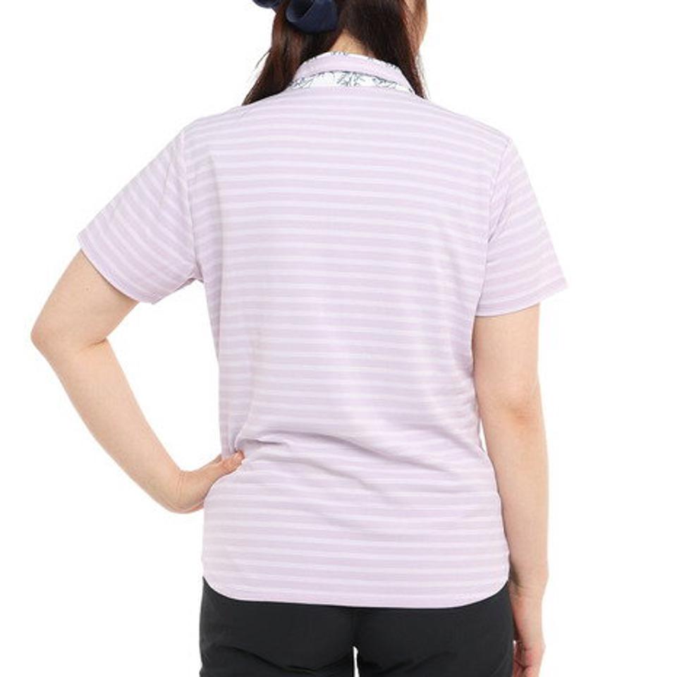 ウィッテム(HUITIEME)(レディース)テニス ドライプラス ボーダー ポロシャツ HU20FLS733056LIL