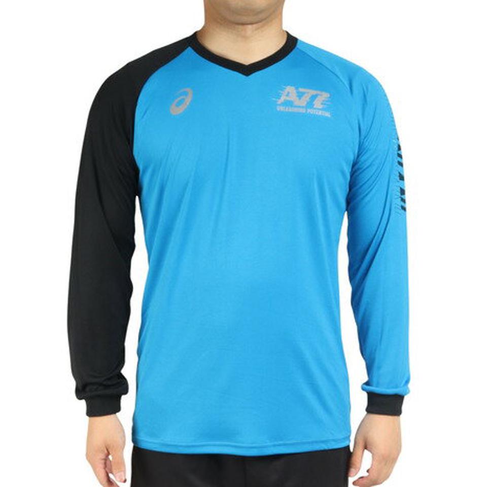 【3/25 24h限定 エントリー&対象3店舗買い回りで最大P10倍!】アシックス(ASICS)(メンズ)バレーボールウェア A77 長袖Tシャツ 2031E131.401