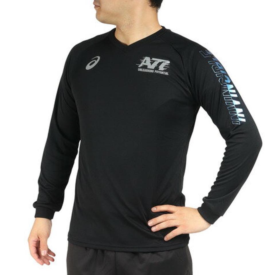 アシックス(ASICS)(メンズ)バレーボールウェア A77 長袖Tシャツ 2031E131.002