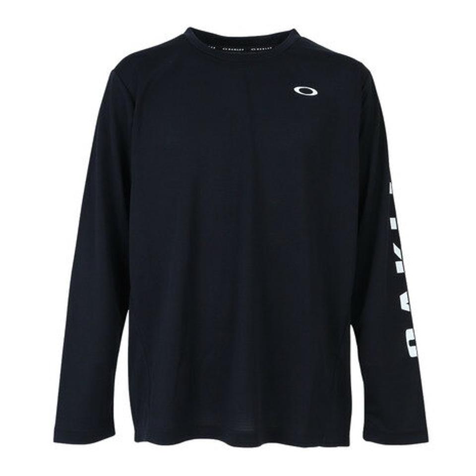 【2/25〜2/26 48h限定 エントリー&対象4店舗買い回りで最大P10倍!】オークリー(OAKLEY)(メンズ)テニスウェア Slant Logo Print 長袖Tシャツ 6.0 FOA404191-02E 吸汗