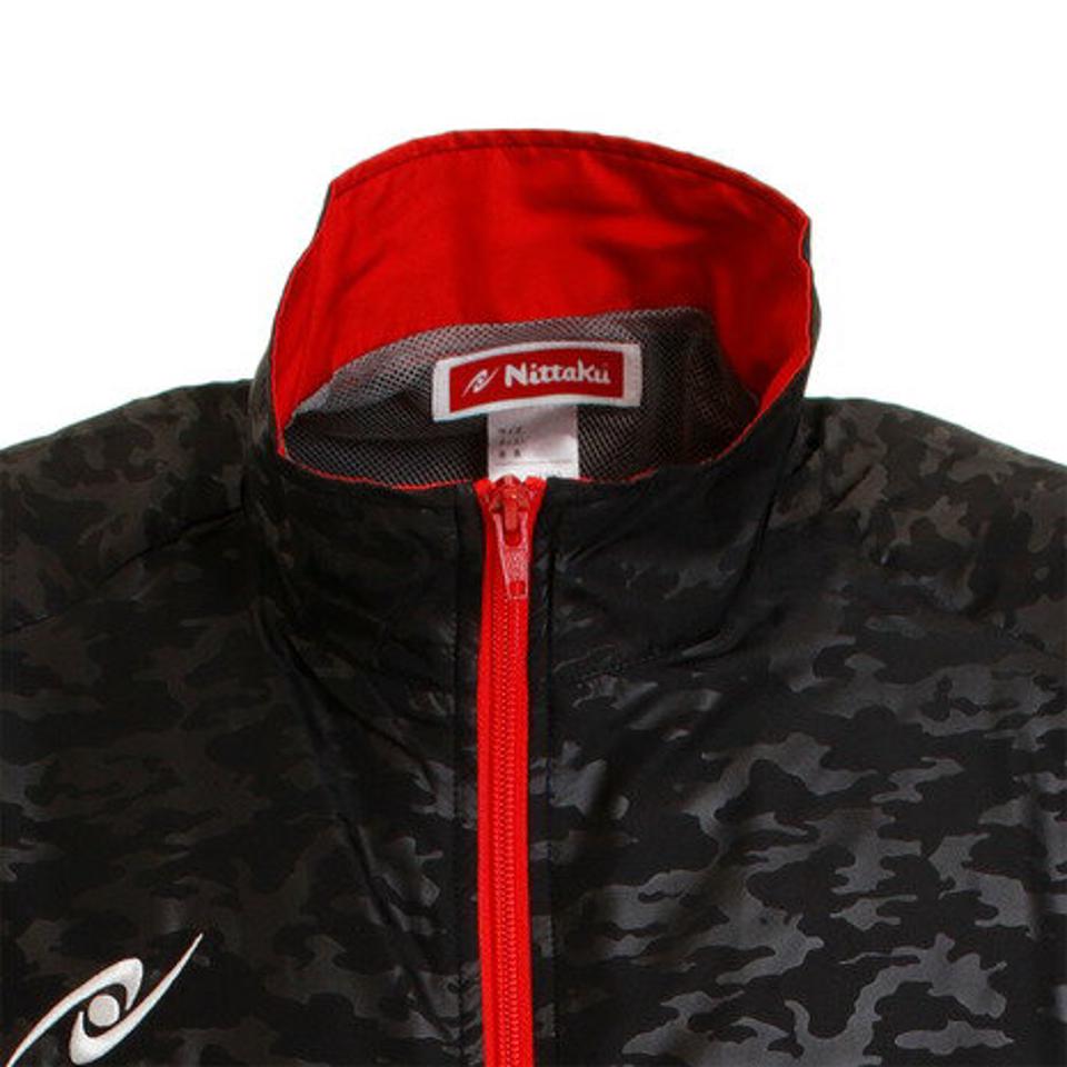 【10%OFFクーポン 11/3まで】ニッタク(Nittaku) ブレーカーシャツ NW-2860 20 RD 卓球ウェア (メンズ、レディース)