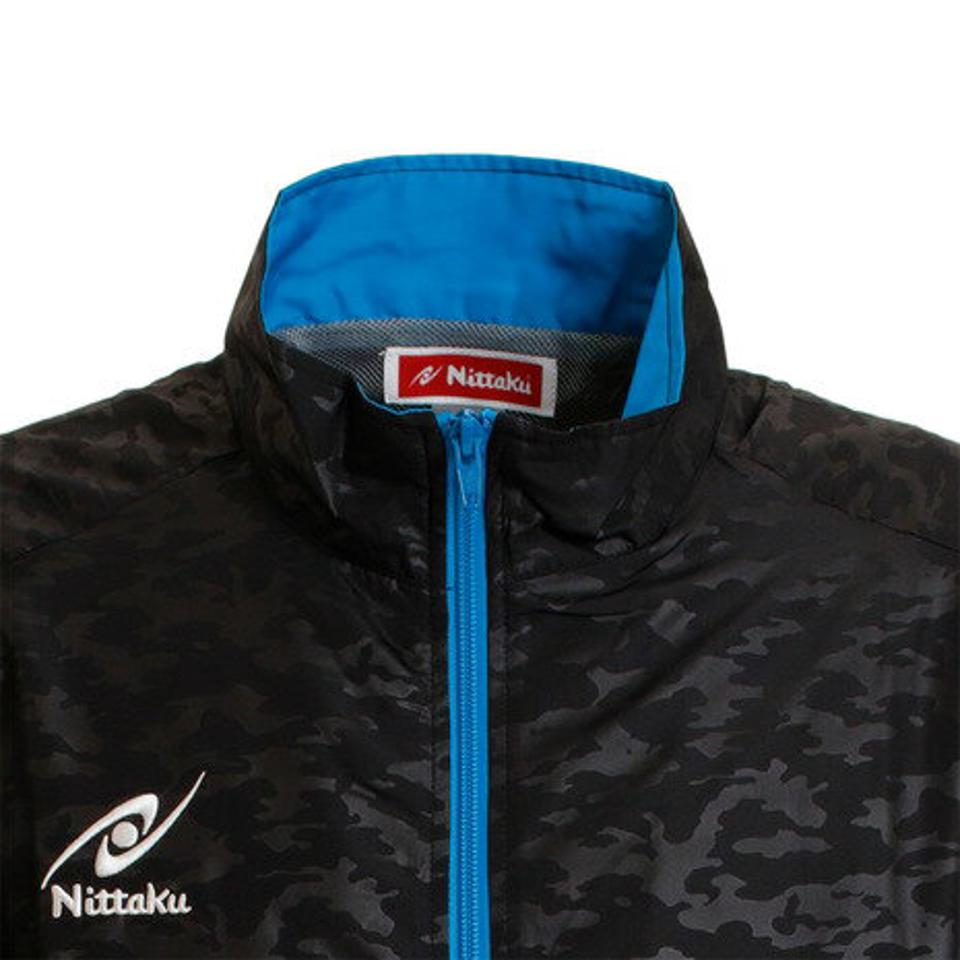 【10%OFFクーポン 9/28まで】ニッタク(Nittaku) ブレーカーシャツ NW-2860 09 BL 卓球ウェア (メンズ、レディース)