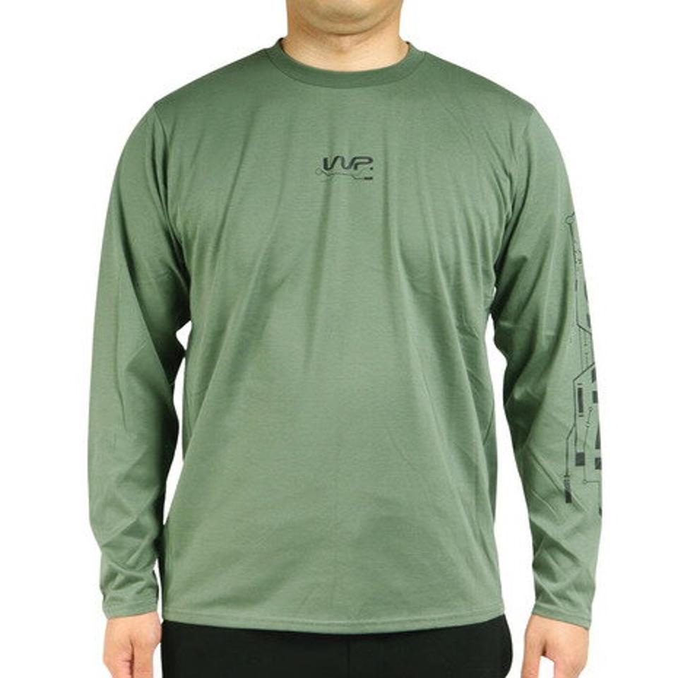 【スポーツデー エントリーでP5倍!4/3 9:59迄】ザ・ワープ・バイ・エネーレ(The Warp By Ennerre)(メンズ)長袖Tシャツ WB3NJB12 KHK