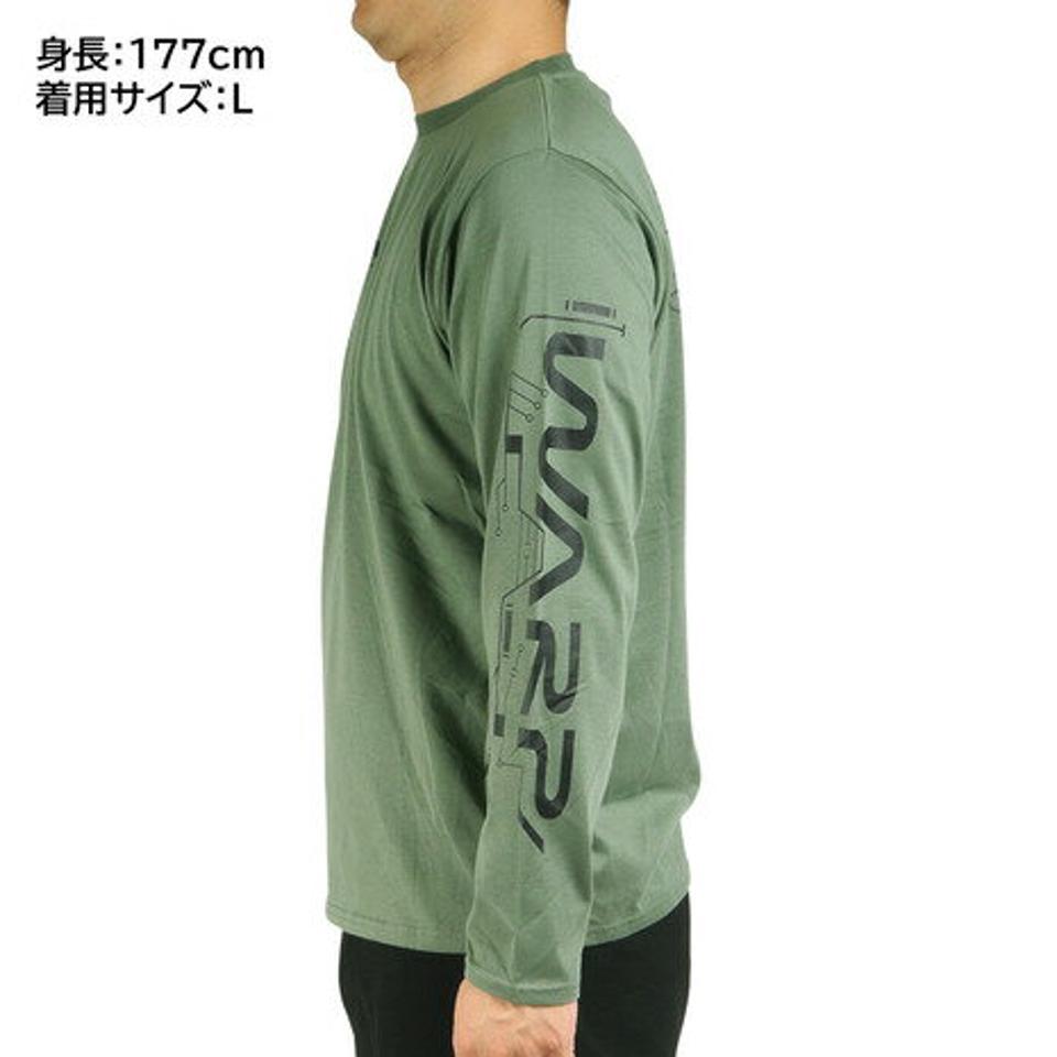 【スポーツデー エントリーでP5倍!4/3 9:59迄】ザ・ワープ・バイ・エネーレ(The Warp By Ennerre)(メンズ)長袖Tシャツ WB3NJB12 KHK