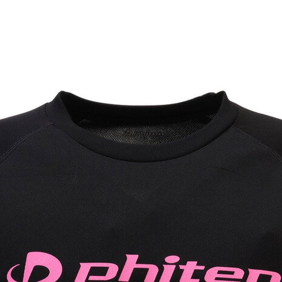 【10%OFFクーポン 9/28まで】ファイテン(PHITEN) Tシャツ 長袖 RAKUシャツ SPORTS 吸汗速乾 ロゴ 3116JG1800 【バレーボールウェア スポーツウェア】 (メンズ)