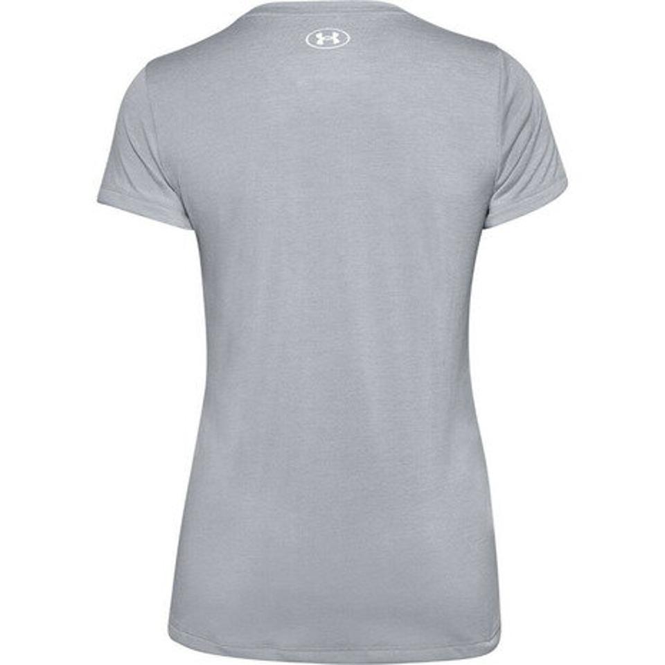 【5点以上で10%OFFクーポン!10/2まで】アンダーアーマー(UNDER ARMOUR) テック ツイスト グラフィック 半袖Tシャツ 1356304 MGA/ALM/BLK AT (レディース)