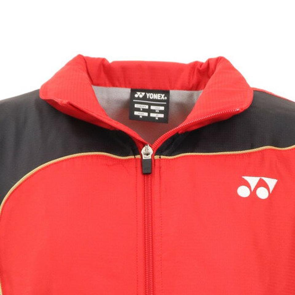 【10%OFFクーポン! 10/2迄】ヨネックス(YONEX) テニスウェア 裏地付ウィンドウォーマーシャツ 70081-496 (メンズ)