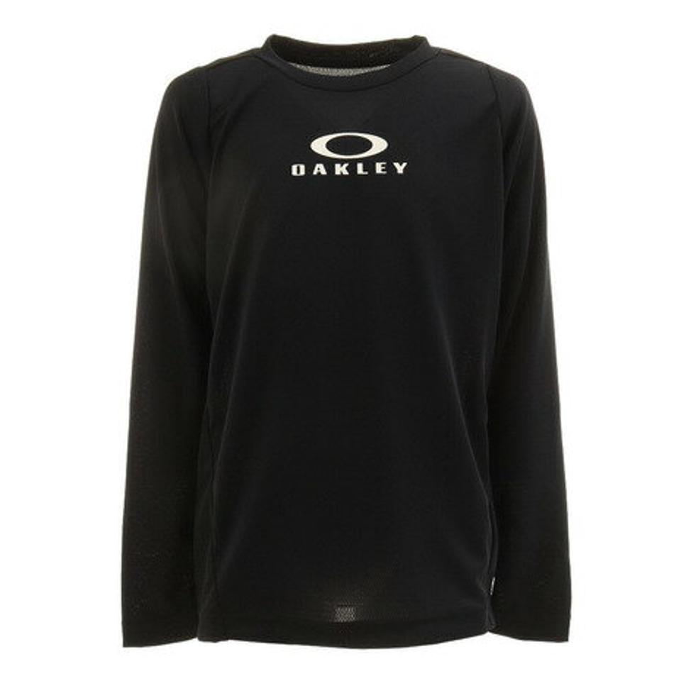 オークリー(OAKLEY)(キッズ)ジュニア Enhance ロングスリーブ クルーネックシャツ 長袖 YTR FOA401627-02E オンライン価格 吸汗