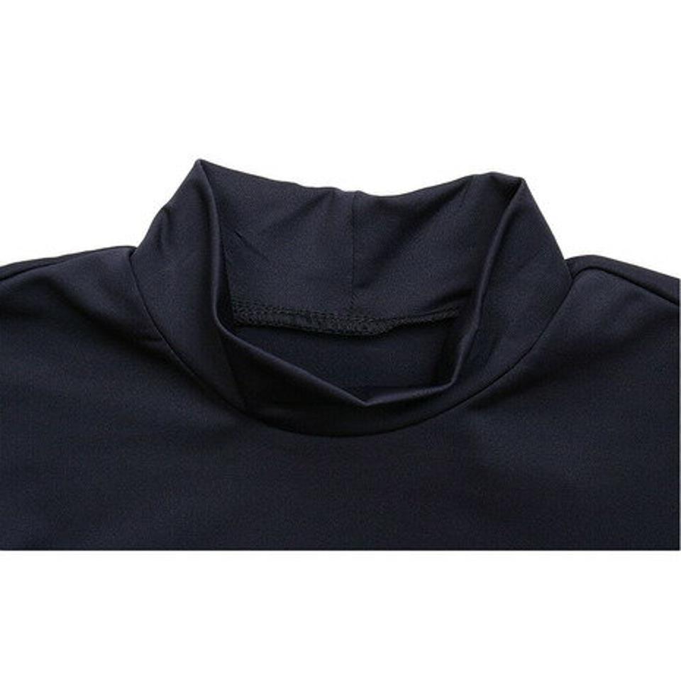 デュアリグ(DUARIG) サッカー ジュニア インナー ストレッチハイネックシャツ 742D6ES2981 ネイビー アンダー シャツ 長袖 (キッズ)