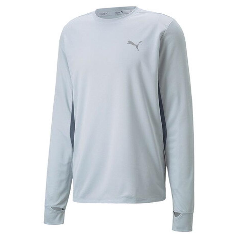 プーマ(PUMA)(メンズ)ランニング 長袖 Tシャツ 520615 80 GRY