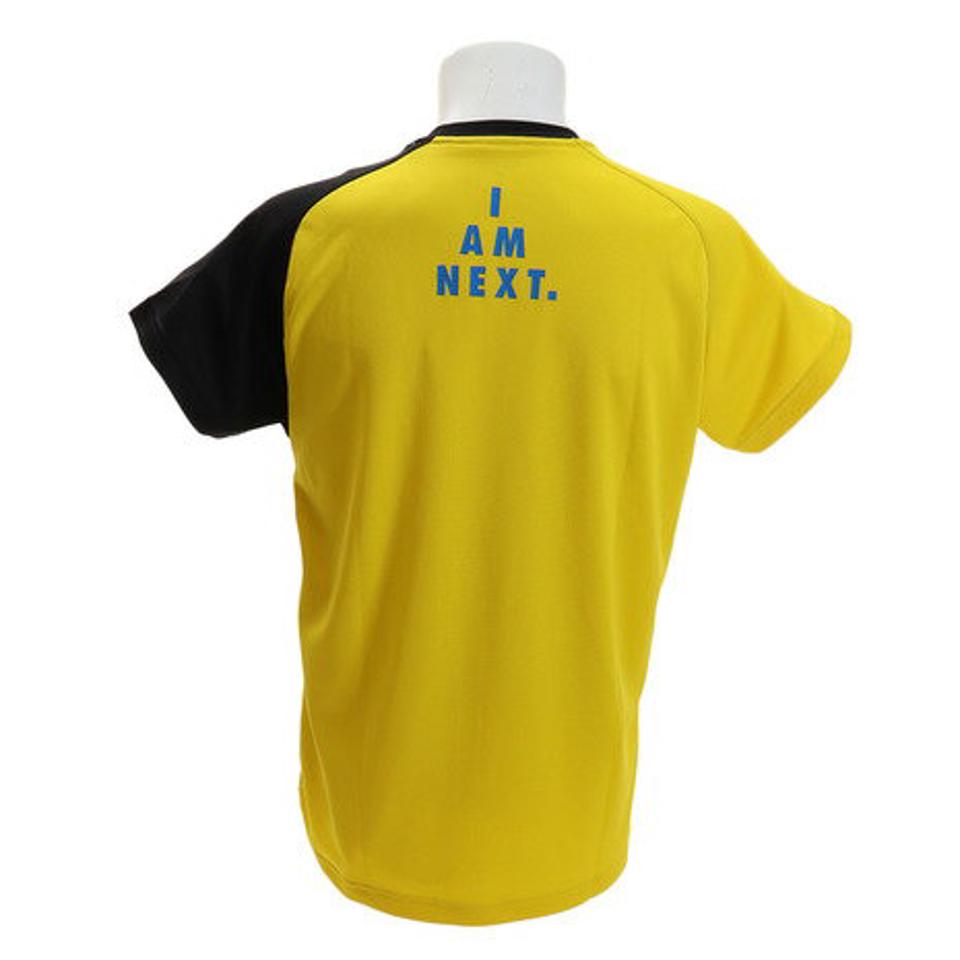 【10/5 24h限定エントリー&対象4店舗買い回りで最大P10倍!】ヴィクタス(VICTAS) Tシャツ メンズ 半袖 プラクティス V-TS908 033456 YEL 卓球ウェア (メンズ、レディース)