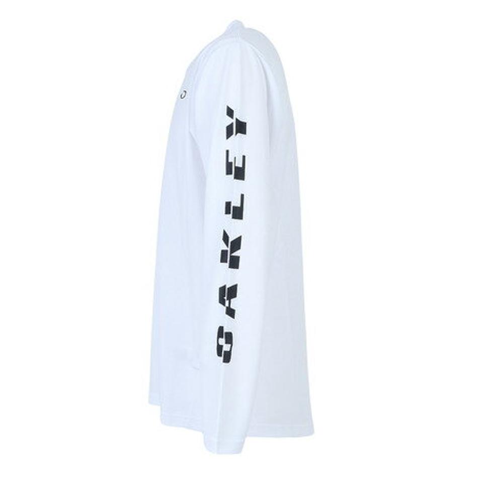 【2/25〜2/26 48h限定 エントリー&対象4店舗買い回りで最大P10倍!】オークリー(OAKLEY)(メンズ)テニスウェア Slant Logo Print 長袖Tシャツ 6.0 FOA404191-100 吸汗