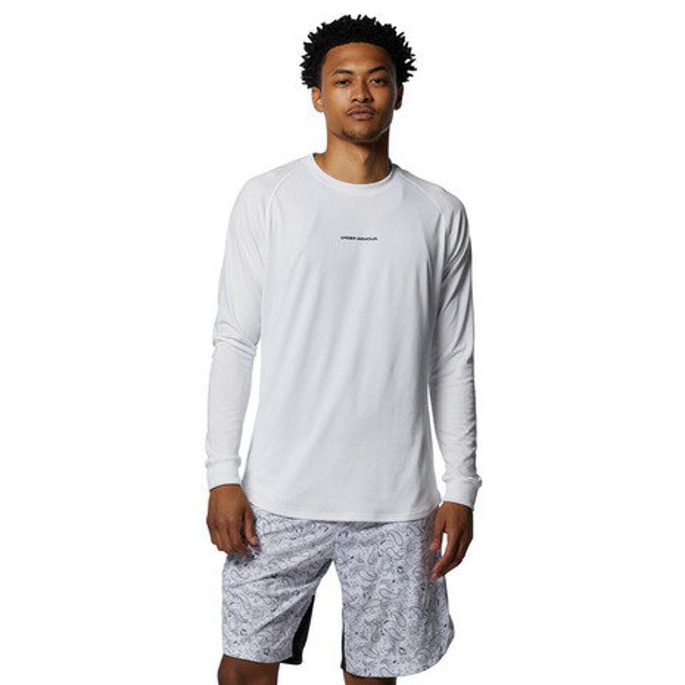 アンダーアーマー(UNDER ARMOUR) バスケットボールウェア ロンT ロングショット ロングスリーブ Tシャツ 1.5 1368856 100 (メンズ)