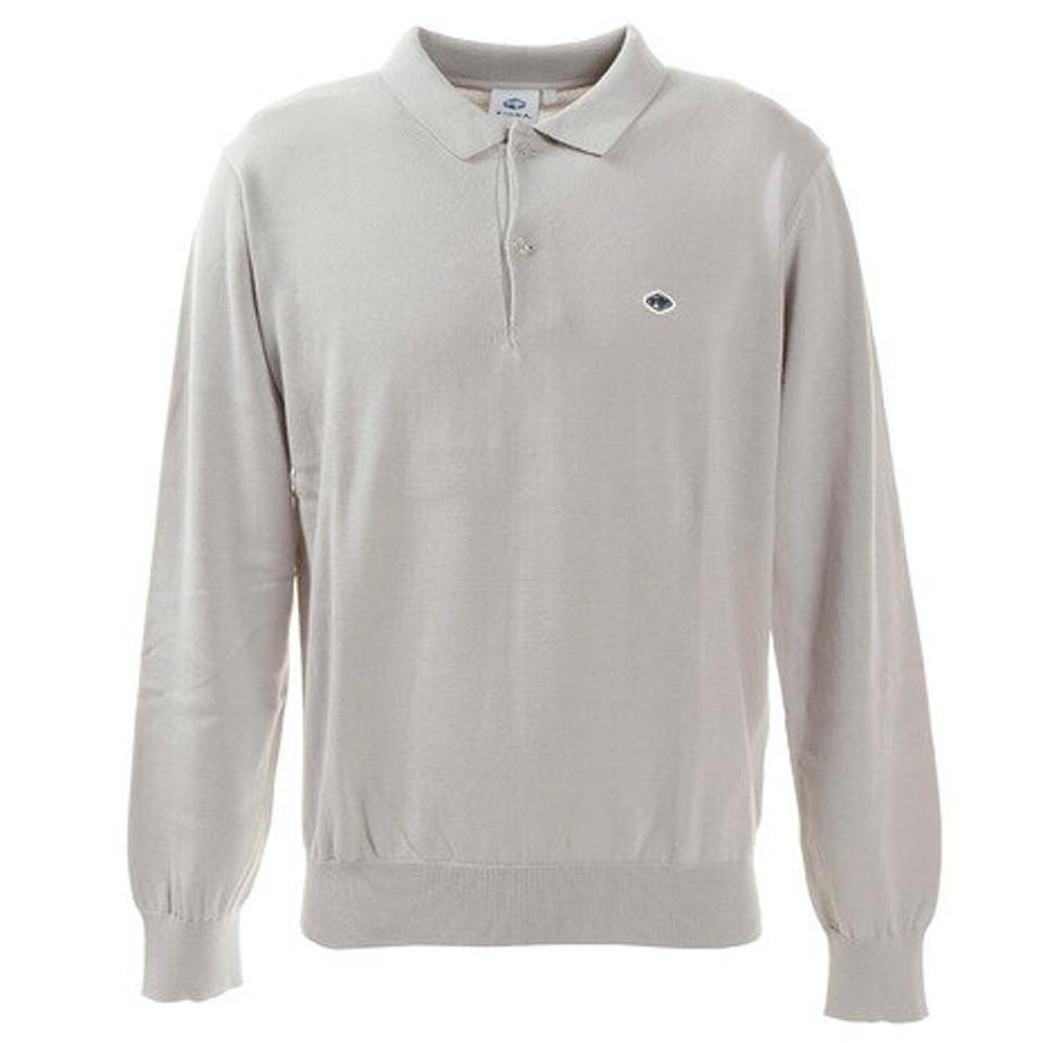 フィドラ(FIDRA) ゴルフウェア ポロシャツ メンズ ニット長袖ポロシャツ FD5GTJ81 GRY (メンズ)