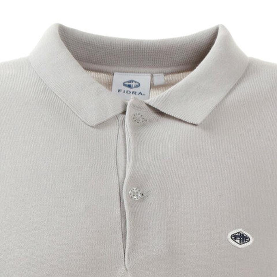 フィドラ(FIDRA) ゴルフウェア ポロシャツ メンズ ニット長袖ポロシャツ FD5GTJ81 GRY (メンズ)