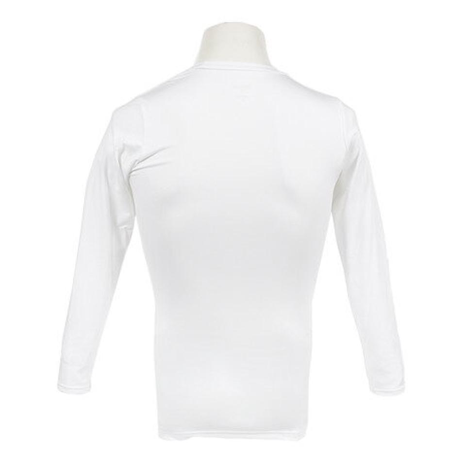 デュアリグ(DUARIG) サッカー ウェア メンズ ストレッチ丸首シャツ 741D8ES065 WHT インナー アンダー シャツ 長袖 (メンズ)