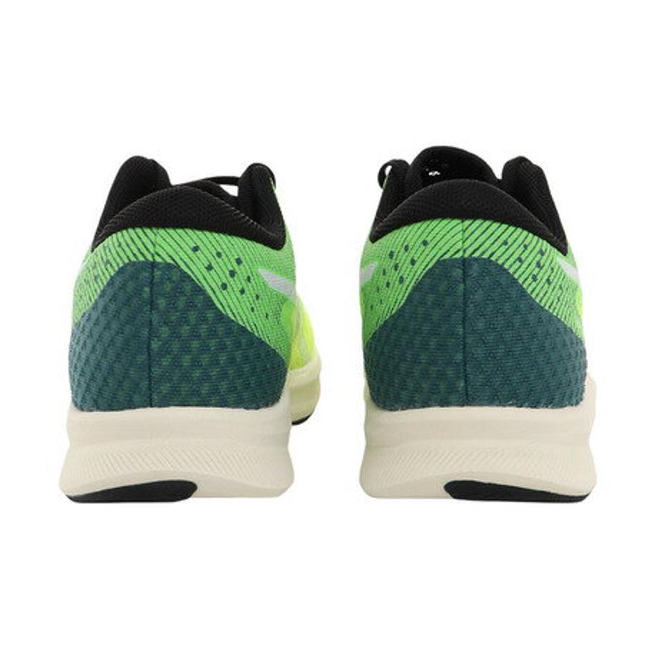 アシックス（ASICS）（メンズ）ランニングシューズ ハイパースピード 2 ワイド フラッシュグリーン 1011B494.750 スニーカー 厚底 プレート 軽量 駅伝 部活