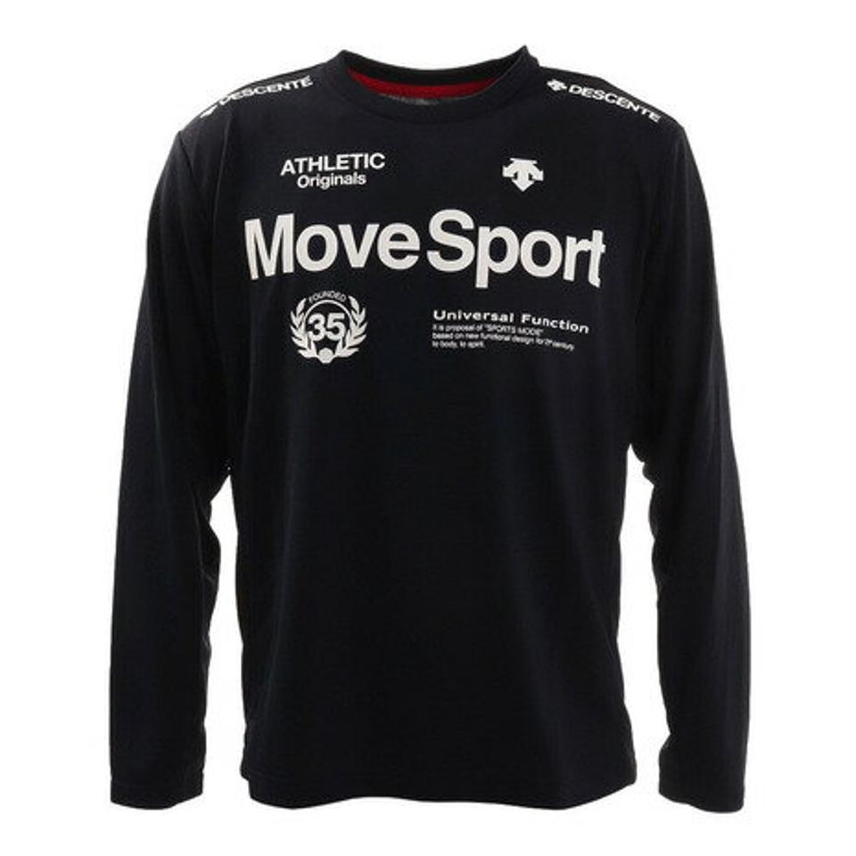 デサント(DESCENTE) ドライ 速乾 UV クール SUNSCREEN ヘザー長袖シャツ DMMTJB51 NVM (メンズ)