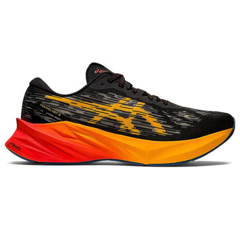 アシックス（ASICS）（メンズ）ノヴァブラスト 3 NOVABLAST 3 ブラックオレンジイエロー 1011B458.001 メンズ シューズ スニーカー
