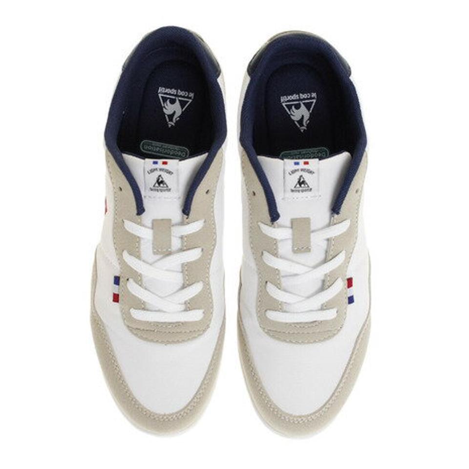 ルコック スポルティフ（Lecoq Sportif）（レディース） レディース スニーカー スエード 黒 セギュール 3 ワイド ホワイトネイビー ブラック QL3NJC05 F