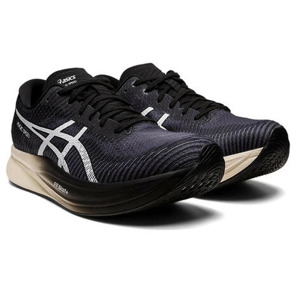 アシックス（ASICS）（メンズ）ランニングシューズ マジックスピード 2 ワイド ブラック 1011B496.020 スニーカー 厚底 プレート ジョギング 軽量 駅伝 部活
