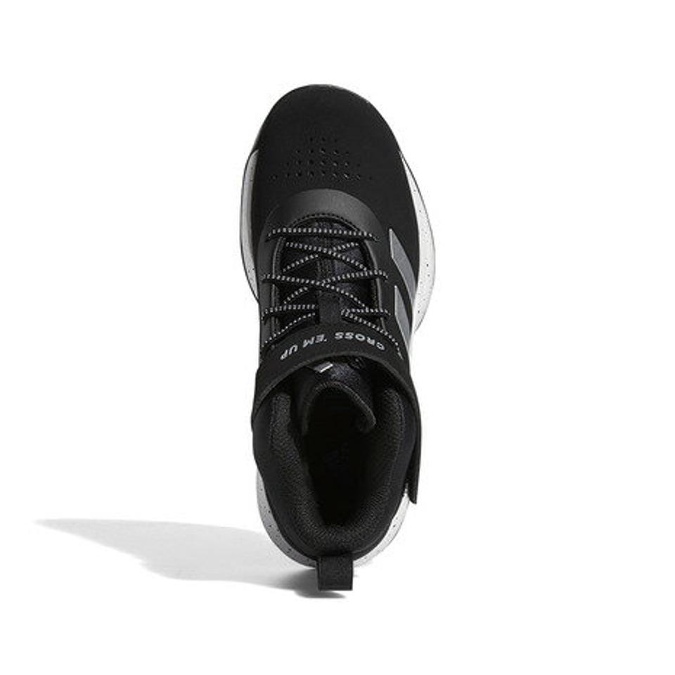 【20％OFFクーポン！3/26まで】アディダス（adidas）（キッズ）ジュニアバスケットシューズ バッシュ Cross Em Up 5K ワイド スリッポン S29006