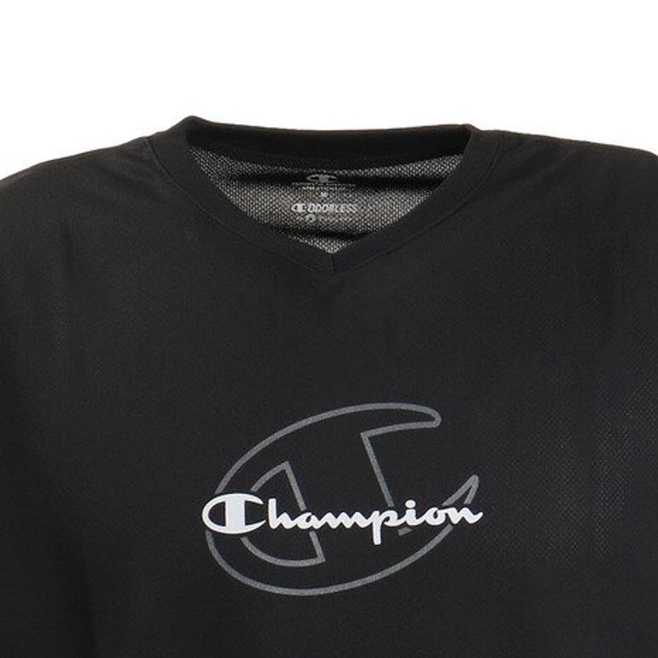 【2点以上10%OFFクーポン 10/7まで】チャンピオン(CHAMPION) バレーボールウェア ロングスリーブTシャツ C3-UV402 090 (メンズ、レディース)