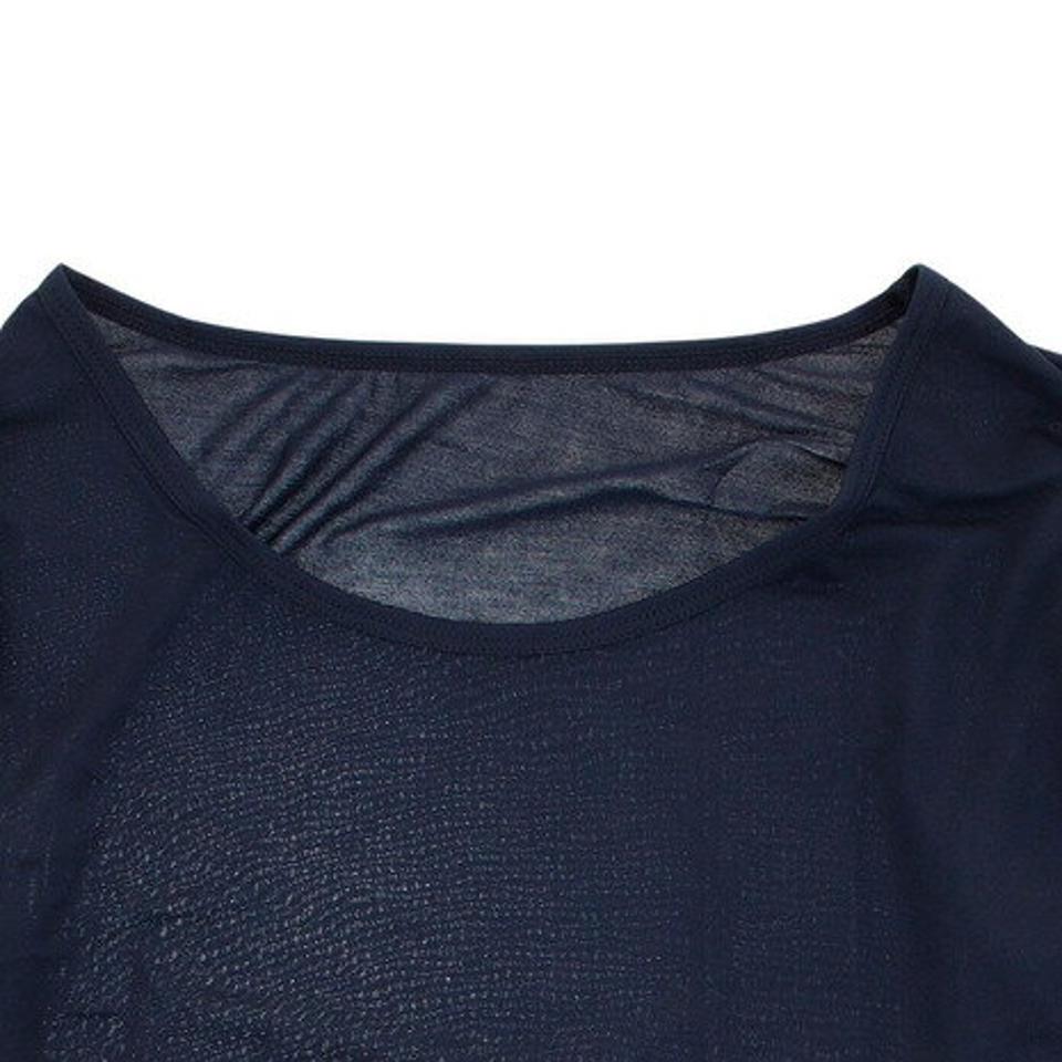 デュアリグ(DUARIG)(レディース)ヒートクロス 薄手9分袖 クルーネックアンダーシャツ 892D1ES2607 NVY 防寒