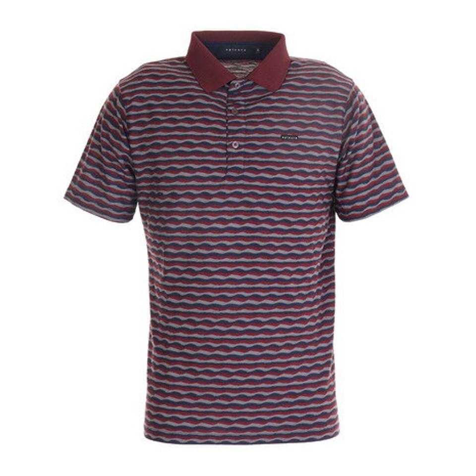 エピキュール(epicure)(メンズ)ゴルフウェア バスクウェーブジャカード半袖シャツ 151-23841-068